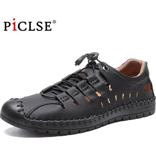 Piclse Mens Leather Shoes
