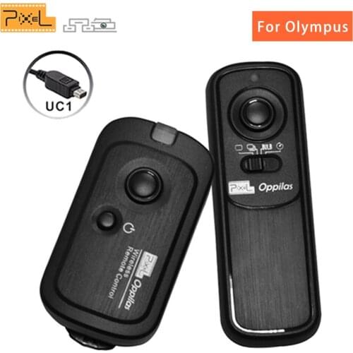 Pixel RW-221 / UC1 Oppilas Wireless Remote Control Shutter Release For Olympus SP-590 570 E-520 E-510 2.4GHz 16Channels Series