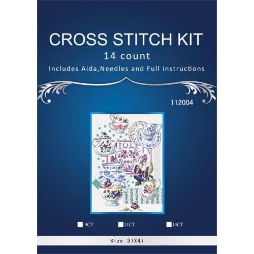 Dimensions_03895_Rocky_Point- Decor counted 14ct white canvas similar DMC Cross Stitch kits needlework Set embroidery