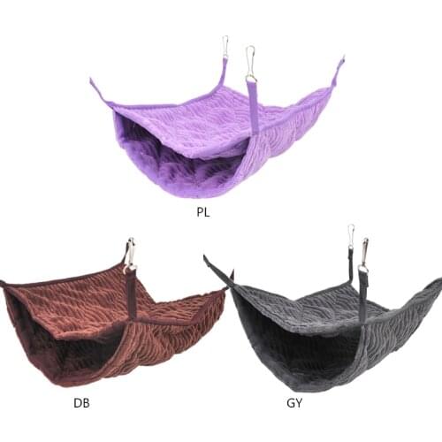 Luxury Double Bunkbed Hamster Hammock Hanging Guinea Pigs Sugar Glider Ferret Sleeping Bed Nest Cage Swing Toys