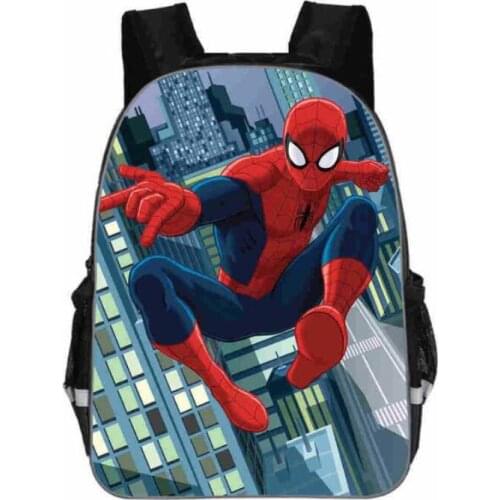 New Cartoon Spiderman School Bags For Boy Girl Cute anime 3D Print Casual School Backpack Children Bookbags Laptop Bag