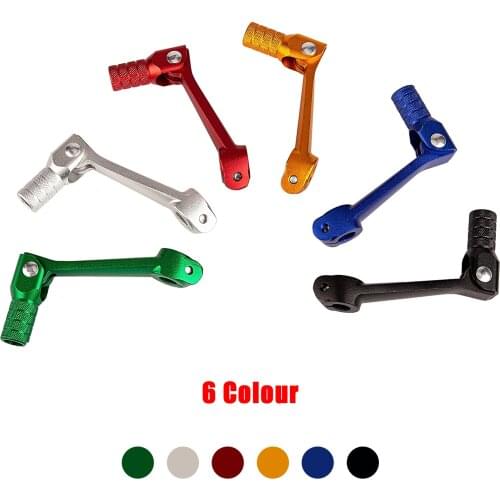 6 Colour Folding CNC Aluminum Gear Shift Lever Gear Fit For Kayo T2 T4 T4L ATV Dirt Bike Pit Bikes Gear Lever Motorcycle