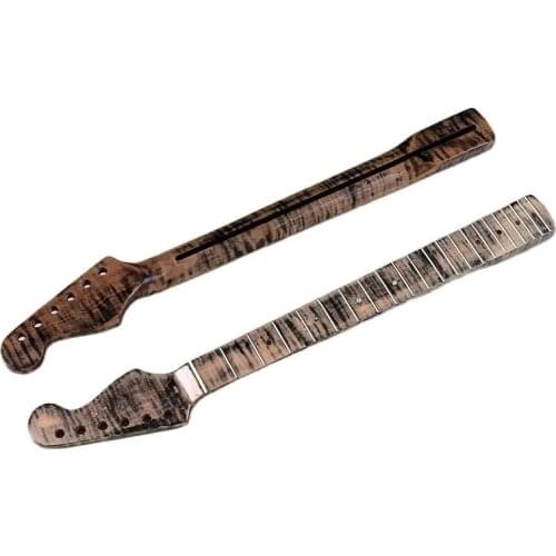 ST6 string 21-fret one-piece tiger pattern neck light