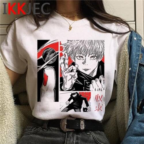 Jujutsu Kaisen t shirt t-shirt male tumblr graphic tees couple clothes japanese 2021 clothes aesthetic tumblr