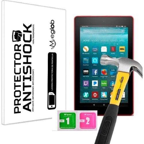 Screen protector Anti-Shock Anti-scratch Anti-Shatter compatible with Amazon Fire 7 HD 2017