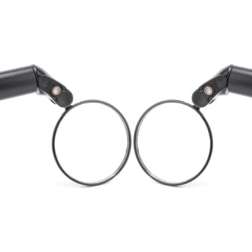 Bicycle Rearview Mirror 360-degree Rotating Foldable Convex Rearview Mirror Mountain Road Bike General Mirror Cycling Equipment