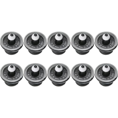 10pcs Black Door Panel Clips Car Interior Door Card Panel Trim Clip Set For Audi A4 A6 A8 Q5 RS4 RS6