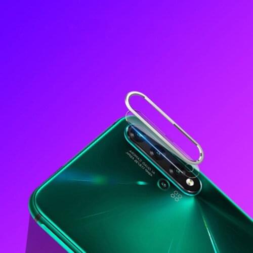 2IN 1 Camera Lens Protector Ring Plating Aluminum For Huawei Nova5t Nova5 Nova5 proNova5i pro Camera Protection tempered glass