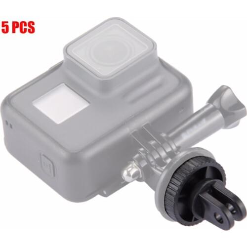 5 pcs Action Camera Mini Tripod Adapter With 1/4'' for GoPro Hero SJCAM XIAOMI action camera