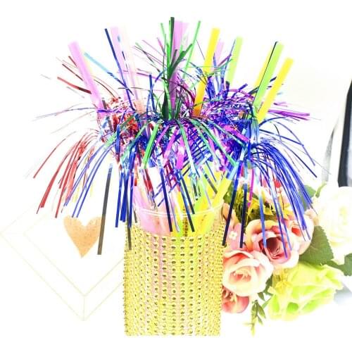 50pcs/lot Cocktail Fireworks Drinking Picks Sticks for Wedding Halloween Party Decoration Supplies Drink Holiday Stick Ornaments