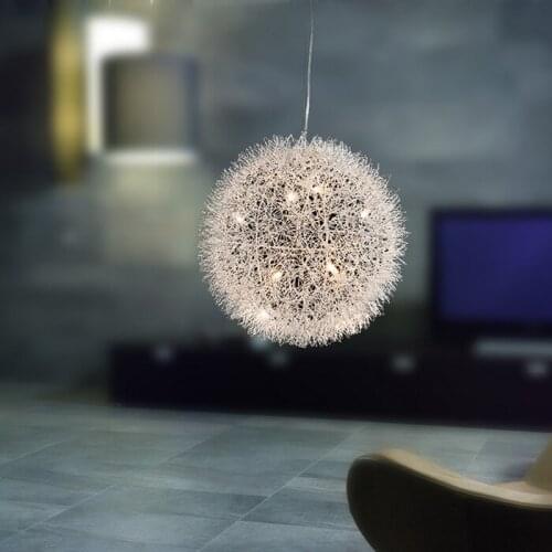 Aluminium wire Pendant Lights Modern living room lamps simple bedroom lamp lamp restaurant meal hanging lighting FG617