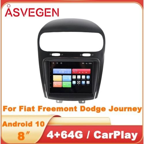 8" Android 8.1 Car Multimedia Player For Fiat Freemont Dodge Journey With 4G 64G Car Radio GPS Navigation Multimedia WIFI Player