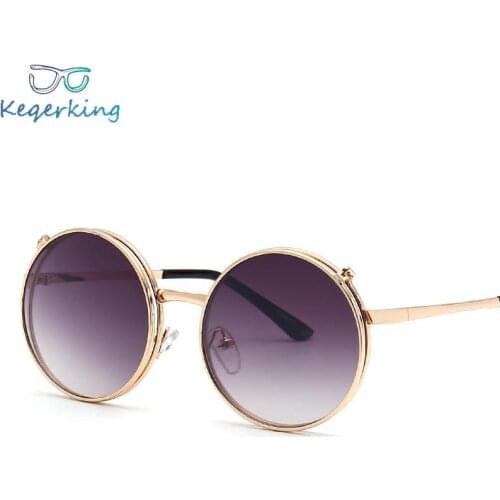 Children Sunglasses Fashion Round Kids Sunglasses Brand Boys Sun glasses Baby Vintage children glasses GirlsGift Oculos ZA-38