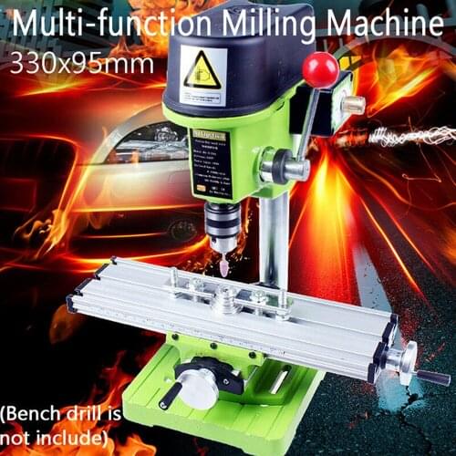 Milling Machine Mini Precision Multi-function Milling Machine Bench Drill Vise Fixture Work table