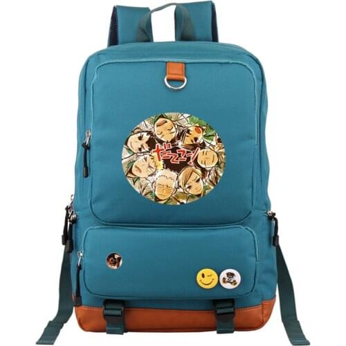 Haikyuu Karasuno VBC Anime School Bags Hinata Shoyo Bookbag USB Port Laptop Backpack Oxford Travel Bagpack Girls Shoulder Bags