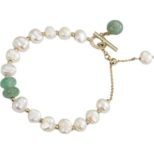 Exquisite Pearl Bracelets for Female Bangles Adjustable Crystal Bead Chain Rhinestone Pearl Party Jewelry Accessories Gift