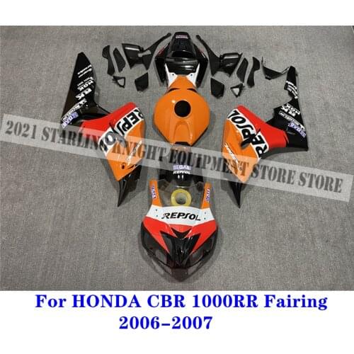 New ABS Whole Motorcycle Fairings Kits Fit For HONDA CBR 1000RR CBR1000RR 2006 2007 06 07 Injection Bodywork Repsol