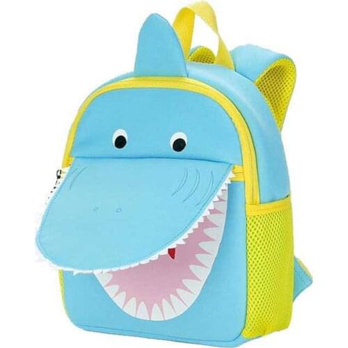 Hot Sale Children Backpack cartoon aminals Kindergarten bags for 1-4 years Nursery Anti lost backpack for kids