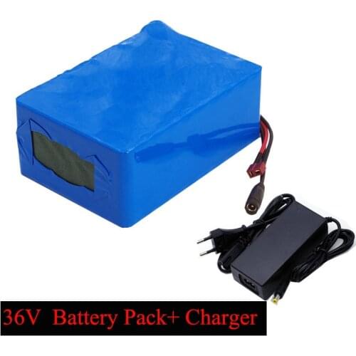 36V Lithium battery 36v 13ah 16ah 20AH Electric Bike battery 36 V 20ah 1000W Scooter Battery with 30A BMS + 42V 2A charger