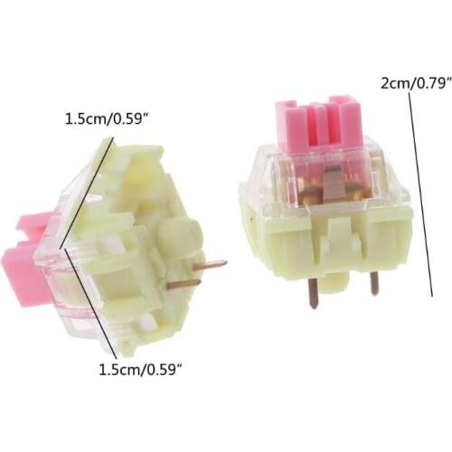 LX9B 5pcs/pack TTC Pink Switch Mechanical keyboard Switch 3pin 100 Million Lives