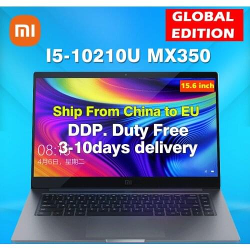 Xiaomi 15.6 inch Laptop 8GB/16GB RAM 512GB/1TB ROM SSD Notebook Wndows 10 pro Laptop Intel Computer PC Portable Laptop