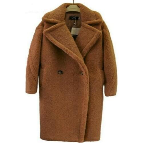 2019 New Fashion Womens Wool Cashmere Blend Coat Long Parka Trench Winter Coat Outwear