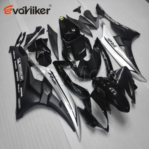 ABS motor fairing for YZFR6 2006 2007 black white YZFR6 06 07 Body Kit Motorcycle panels Injection mold H2