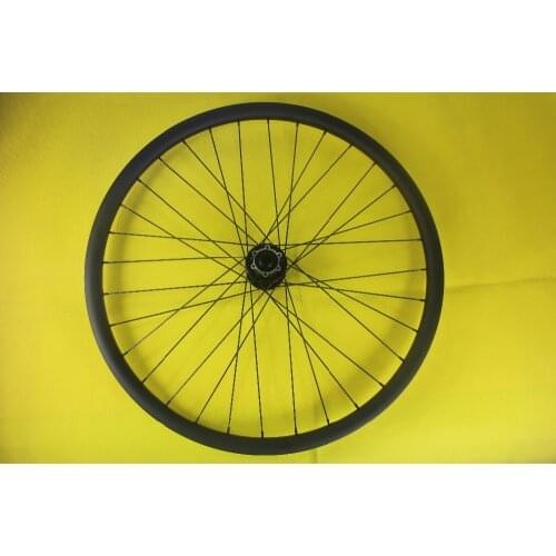 29er MTB AM carbon front wheel 30mm hookless UD 3K 12K matte 110mm * 15mm thru boost 32H ENDURO all mountain bike parts