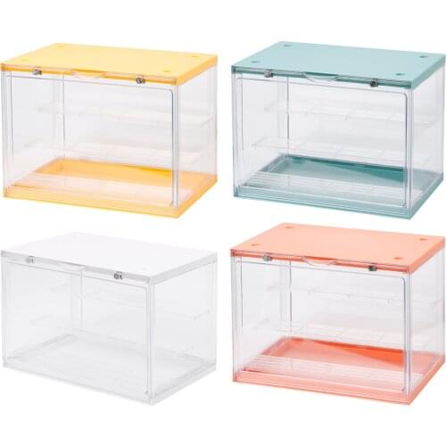 Clear Figure Display Case Dustproof Showcase Blind Box Doll Models Shelf