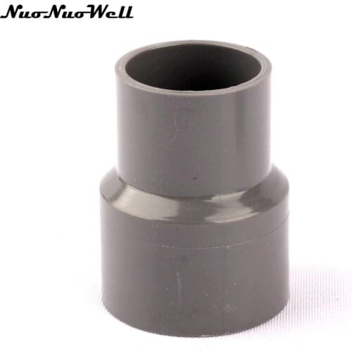1pcs NuoNuoWell PVC 40mm-32mm Straight Connector Garden Micro Drip Irrigation Watering System Fittings Hose/Pipe Connector Parts
