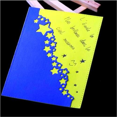 SCD1013 Stars Lace Metal Cutting Dies For Scrapbooking Stencils DIY Album Cards Decoration Embossing Folder Die Cuts Tools New