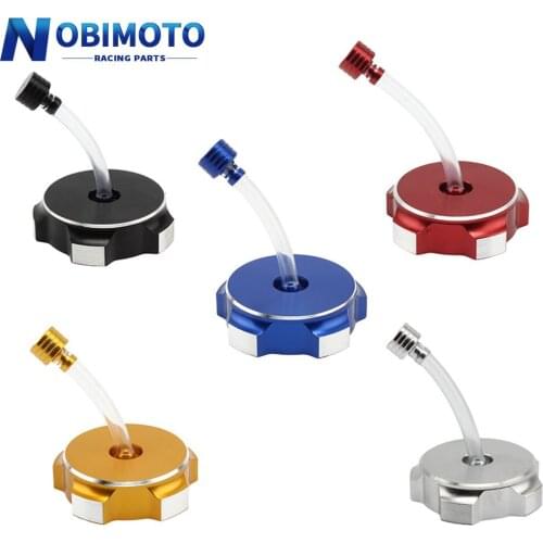 5 Color Universal Motorcycle CNC Aluminum Gas Fuel Tank Cap Breather Vent For 70cc 110cc 125cc 150CC ATV Dirt Pit Bike