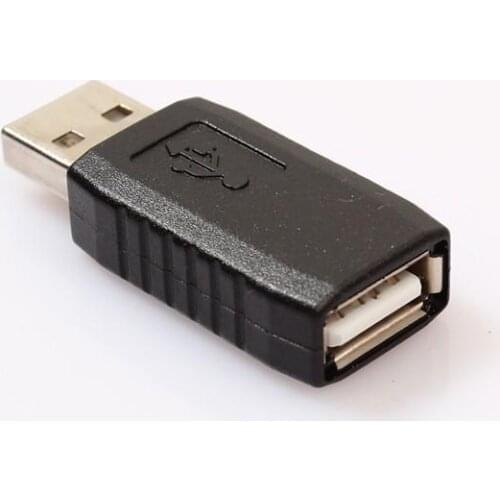 2019 New Black USB 2.0 Male To Micro Female Adapter Plug Converter Usb Connector Wholesale 100pcs/lot