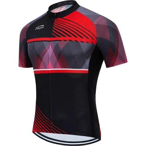 2020 TELEYI Bike team men Cycling jersey tops/short sleeve bike clothing summer style Pro MTB Bike Jersey Shirt