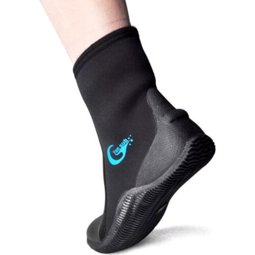 5MM Neoprene Scuba Vulcanization High Upper Div Boots Anti-slip Adult Diving Boots For Snorkeling Surfing
