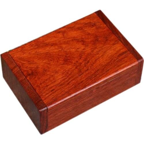 Authentic Burma high quality mahogany wood cigarette box, cigarette case,storage box 105 * 70 * 38mm