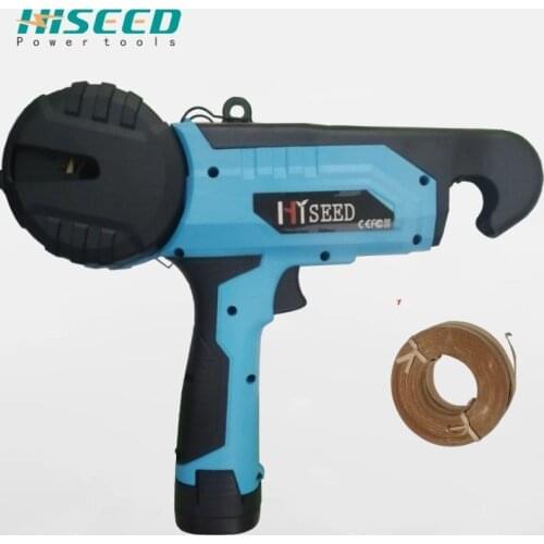 Fast and tight tying. paper warpped coil/ wire, plant protect and enviroment friendly tying machinevine