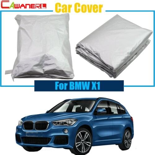 Cawanerl Car Cover Sun Shade Anti UV Snow Rain Sun Resistant Cover Dustproof For BMW X1 Free Shipping