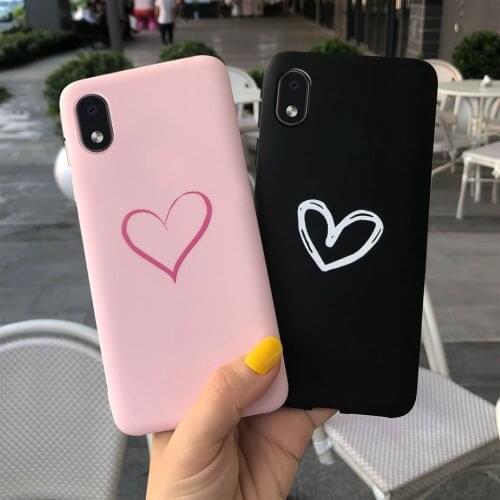 For Samsung Galaxy A01 Core Case SM-A013F Cute Lover Heart Soft Slim Cover For Samsung A03 Core A01Core A013F Phone Cases Bumper