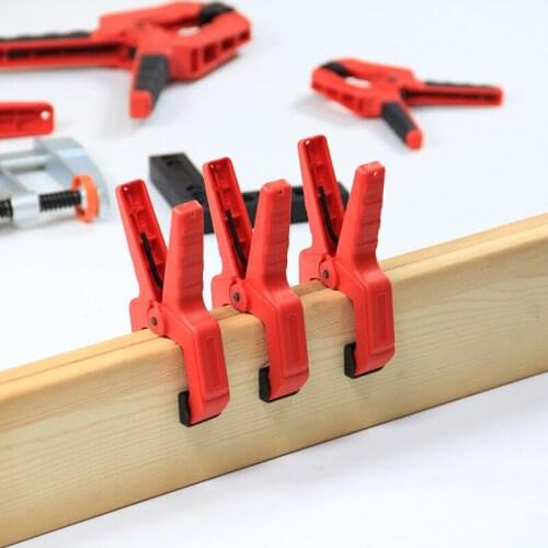 Woodworking Spring Clamp A-shape Engineering Grade Plastic Wood Clips Hardware Woodworking DIY Nylon Clamps Tools 2/3/4/6/7Inch