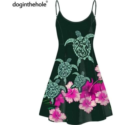 Doginthehole Sleeveless Summer Dresses
