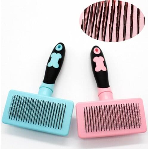 Pet Dog Hair Removal Combs Cats Fur Cleaning Original Brush Grooming Large Size Combs Tool Stainless Non-slip Pet Product