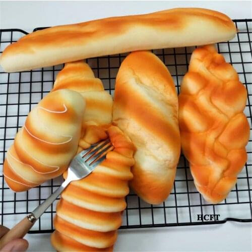 Artificial fake food simulation bread dessert Loaf toast bagels twist Danish pastry french baguette Ficelle miche croissant