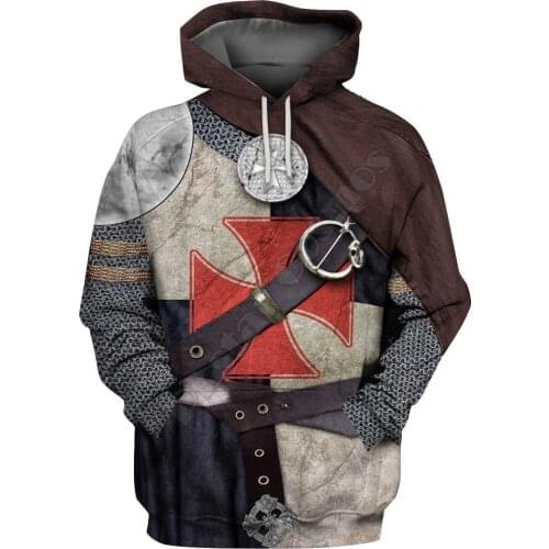 Knights Templar 3D Printed Hoodies Casual Pullover Men For Women Fashion Sweatshirts Sweater Cosplay Costumes Drop Shipping 01