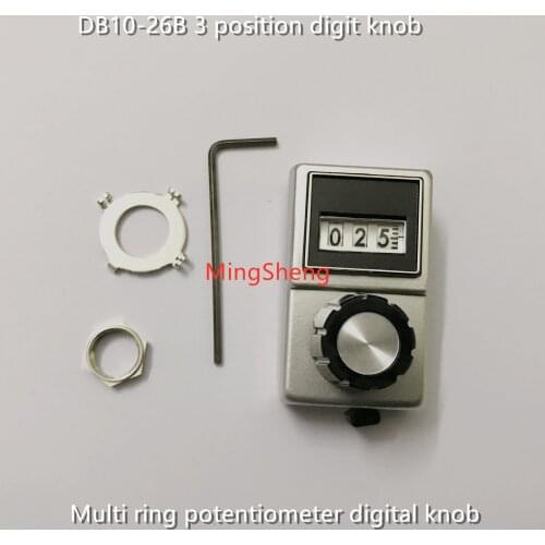 Original new 100% multi ring potentiometer digital knob DB10-26B 3 position digit knob