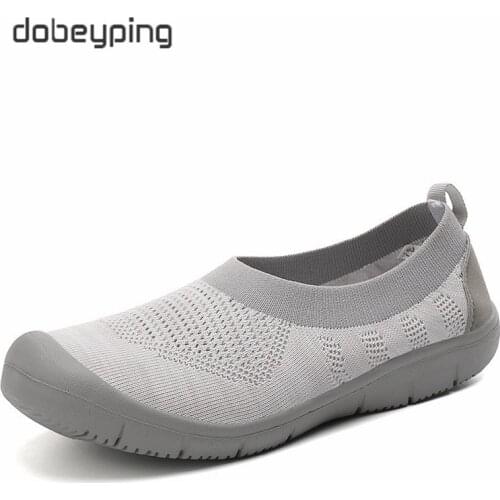 Casual Spring Autumn Womens Shoes New Slip On Female Sneakers Breathable Air Mesh Shoes Woman Flats Soft Walking Women Footwear