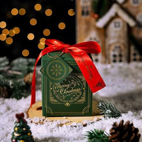 Christmas Gift Box Holiday favors for guests Christmas Eve Apple Gift Box Ping An Fruit Packaging Square Box Wholesale Agency Fa