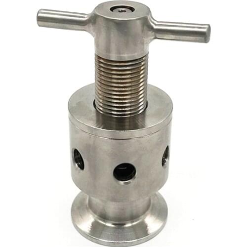 0.5-6 Bar Sanitary Pressure Relief Safety Valve Fit 1.5" Tri Clamp