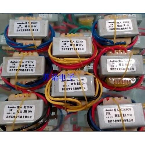 Wuxi SEG power transformer EI41*20-5VA 220V/ single 9V