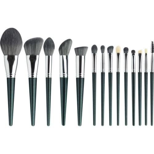 Super High Quality Makeup Brush Set 14Pcs Loose Powder Eye Shadow Brush Detail Micro Brush Theater Makeup Grasp the powder